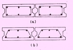 sectional plan of different types of precast concrete piles